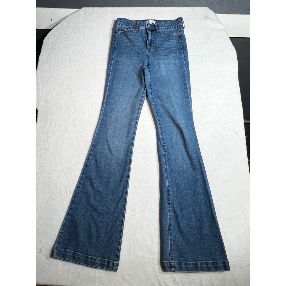 Sofia Jeans by Sofia Vergara Melisa High Rise Flare Jeans Medium Wash Size 2